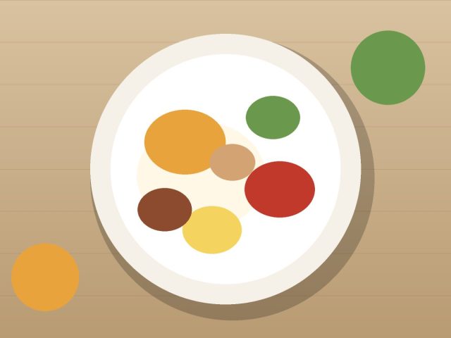 Illustration: Sample artwork: Balinese plate 2