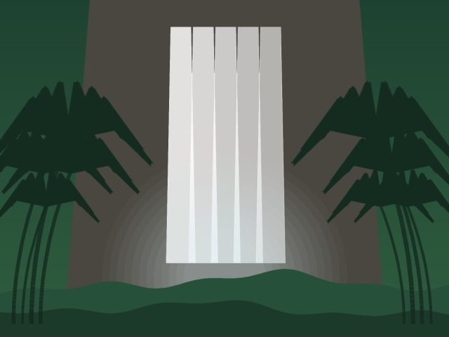 Illustration: Sample artwork: Waterfall 2